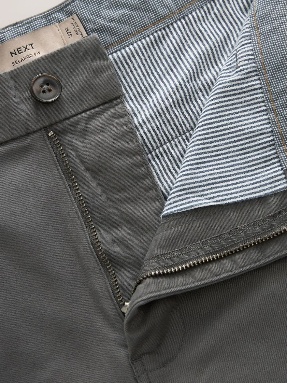Navy/Charcoal Loose Fit Stretch Chino Shorts 2 Pack