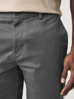 Navy/Charcoal Slim Fit Stretch Chino Shorts 2 Pack