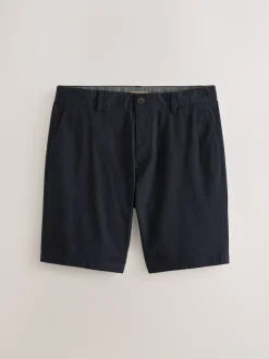 Navy/Charcoal Straight Fit Stretch Chino Shorts 2 Pack