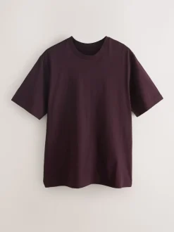 Navy/Green/Burgundy Red/Yellow/Slate/Blue Regular Fit Essential Cotton T-Shirts 6 Pack