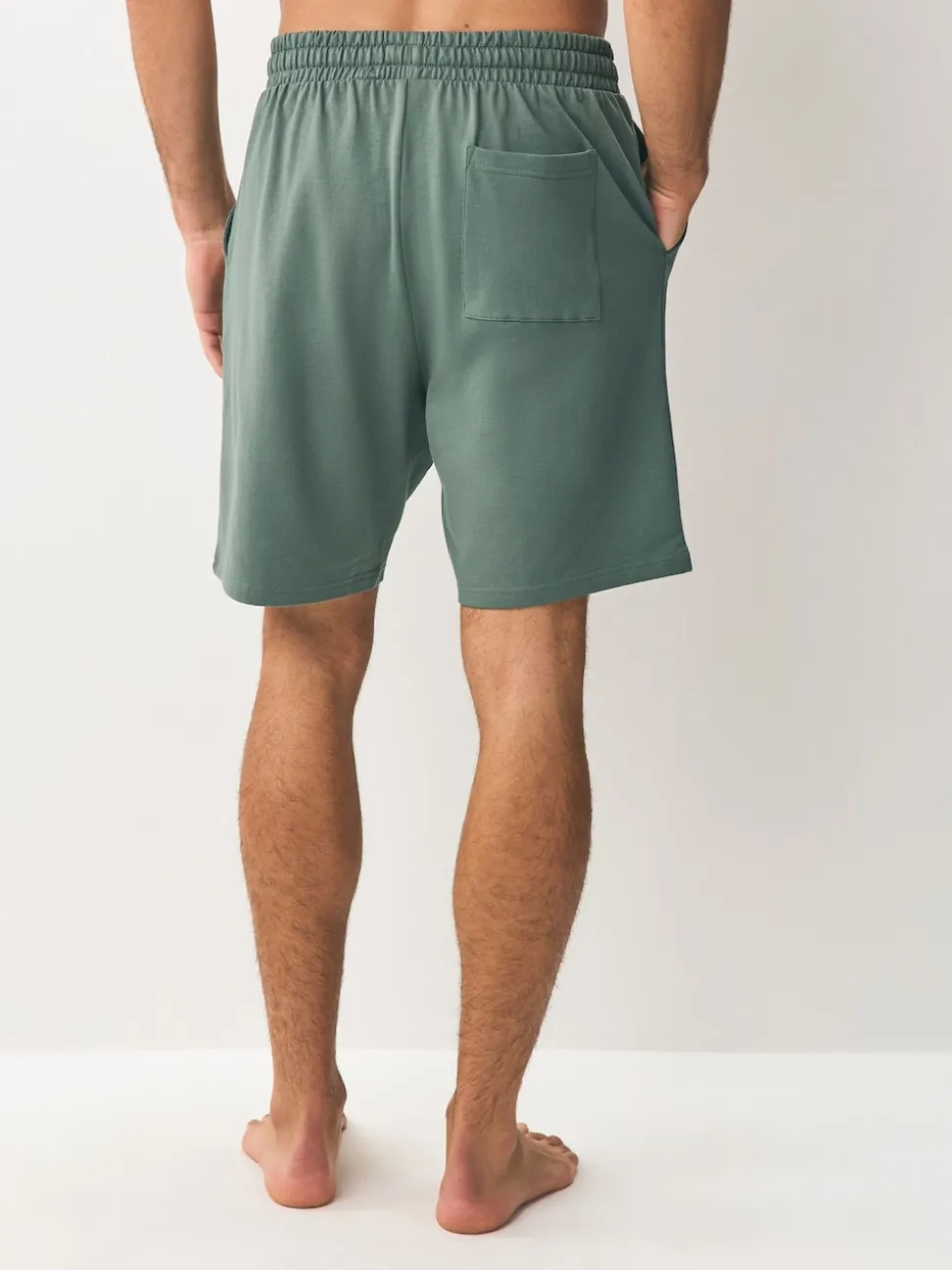 Navy/Green/Ice Grey Loopback Soft Touch Shorts 3 Pack