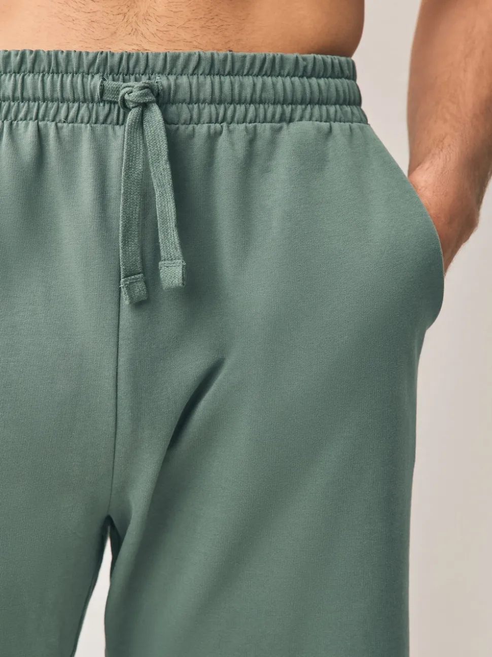 Navy/Green/Ice Grey Loopback Soft Touch Shorts 3 Pack