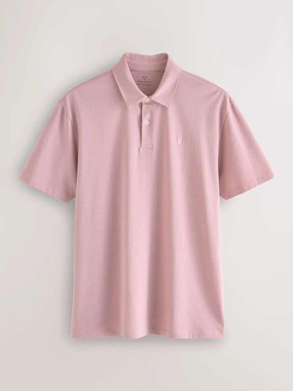 Navy/Grey/Pink Regular Fit Short Sleeve Jersey Polo Shirts 3 Pack