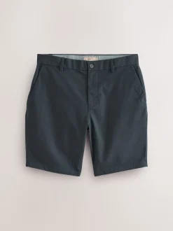 Navy/Stone Slim Fit Stretch Chino Shorts 2 Pack