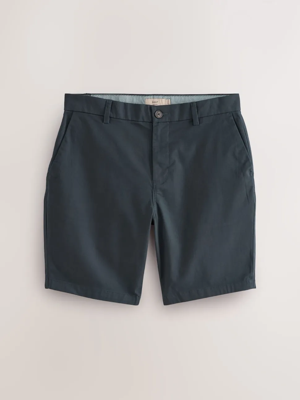 Navy/Stone Slim Fit Stretch Chino Shorts 2 Pack