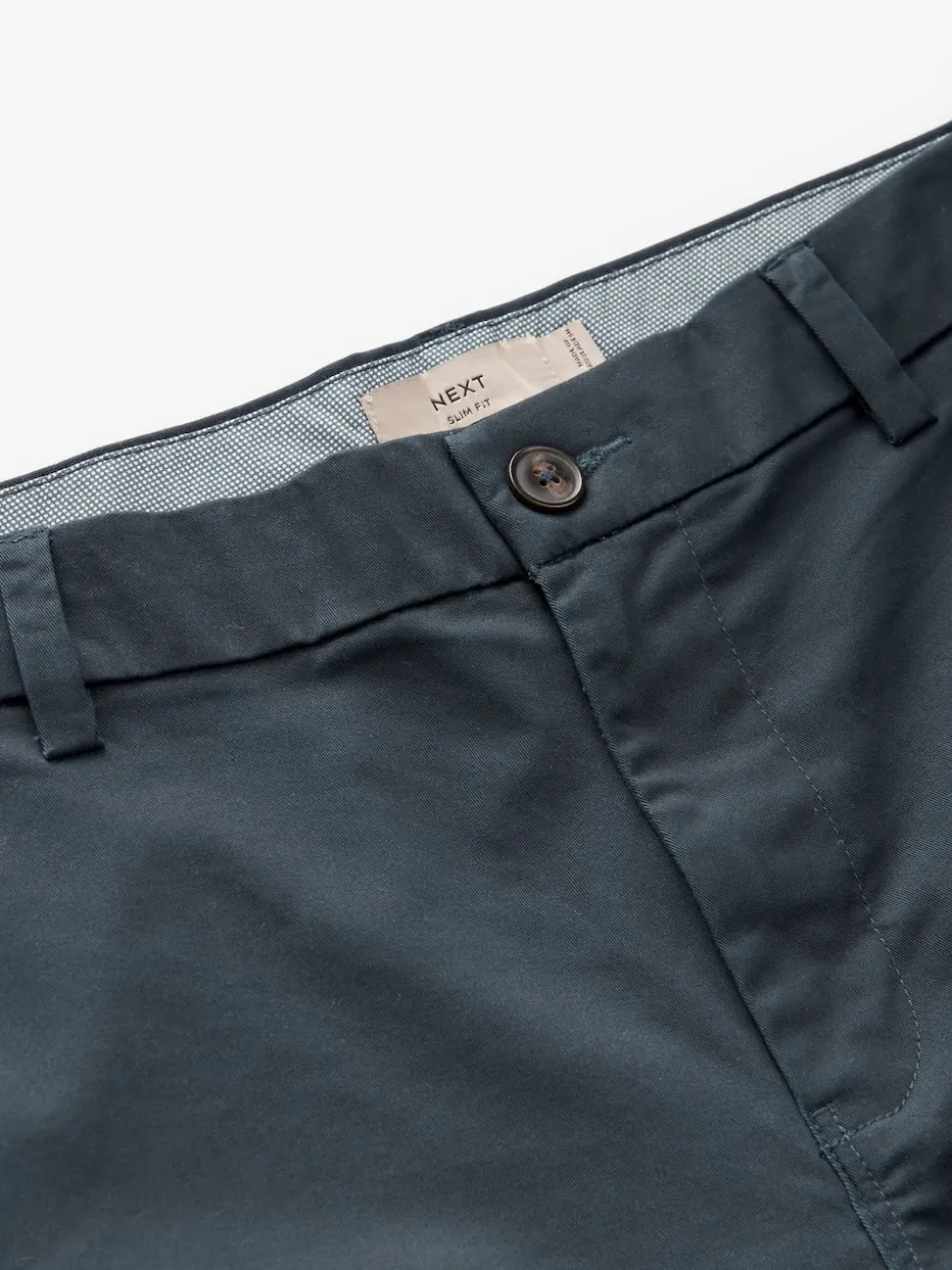 Navy/Stone Slim Fit Stretch Chino Shorts 2 Pack