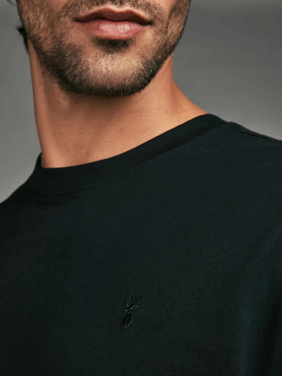Navy/White/Black/Stone Long Sleeve T-Shirts 4 Pack