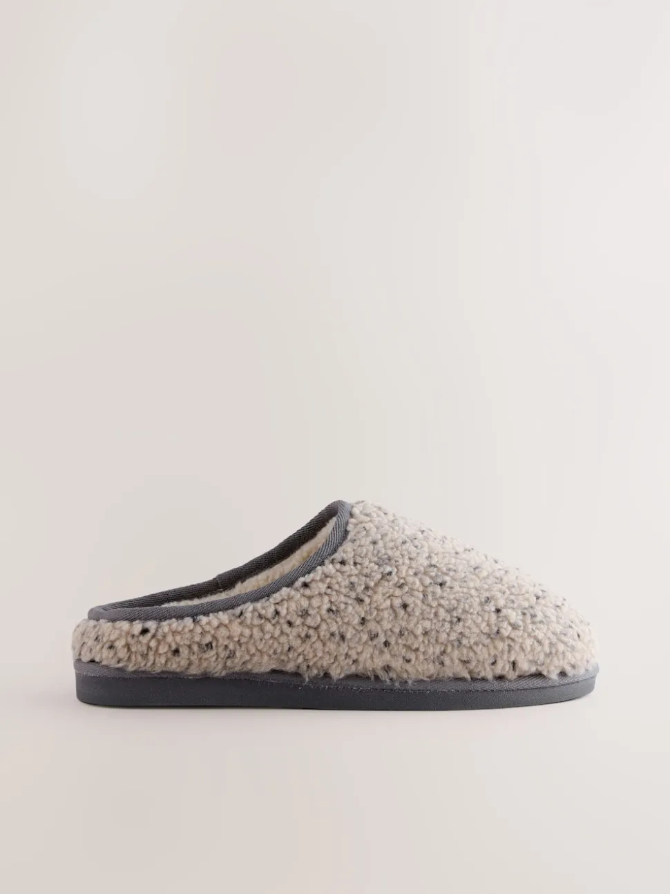 Neutral Borg Mule Slippers