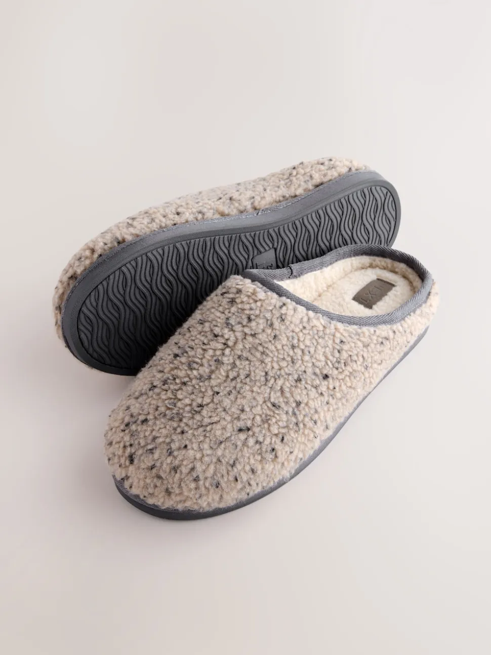 Neutral Borg Mule Slippers
