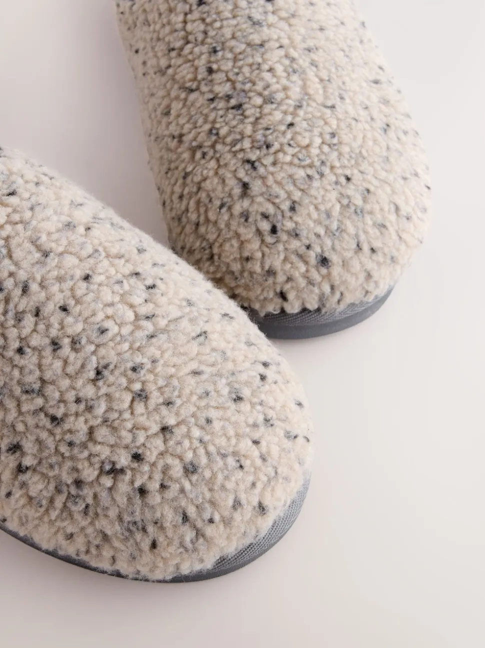 Neutral Borg Mule Slippers