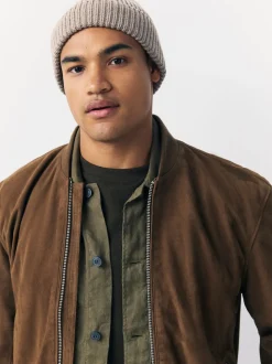 Neutral Brown Beanie Hat