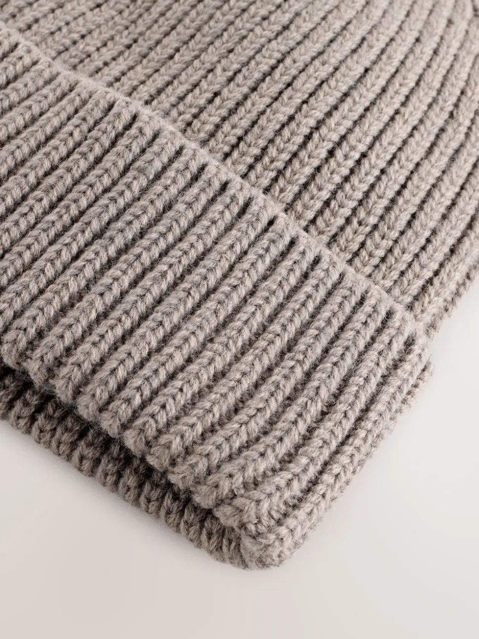 Neutral Brown Beanie Hat