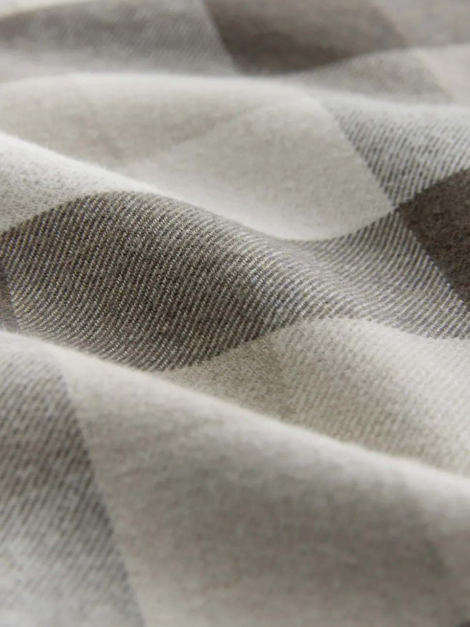Neutral Brown Long Sleeve Check Shirt