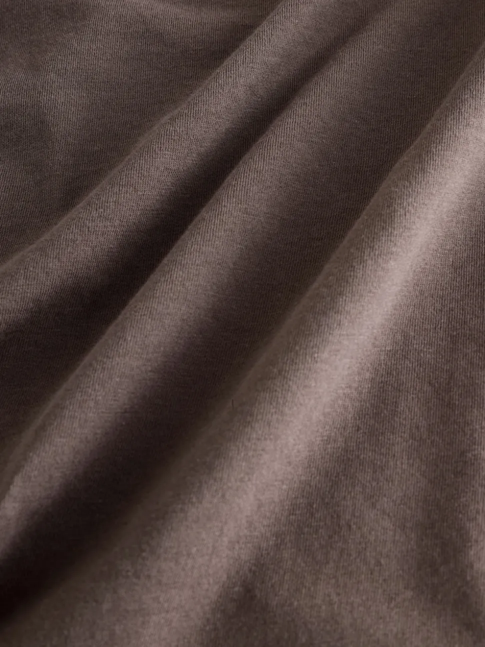 Neutral Brown Regular Fit Essential V-Neck T-Shirt