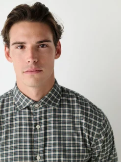 Neutral Brushed Flannel Shirt