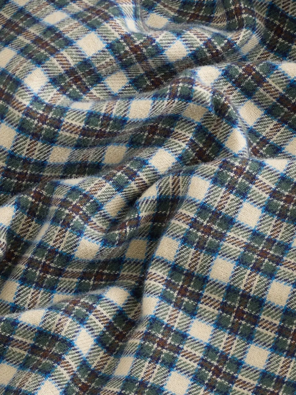 Neutral Brushed Flannel Shirt