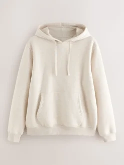 Neutral Check Bottoms Long Sleeve Hoodie Set