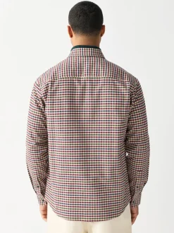 Neutral Check Soft Touch Long Sleeve Shirt