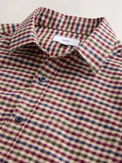 Neutral Check Soft Touch Long Sleeve Shirt