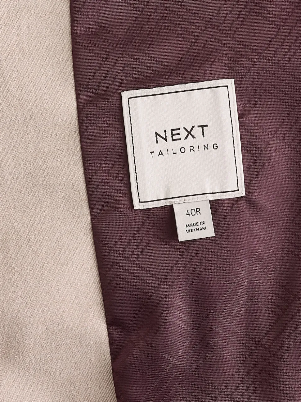 Neutral Flannel Suit Waistcoat