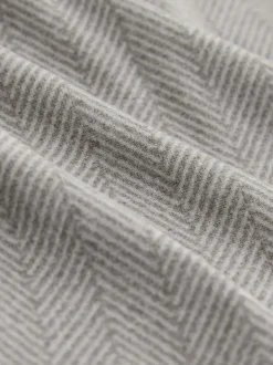 Neutral Herringbone Motionflex Cosy Open Hem Pyjama Bottoms