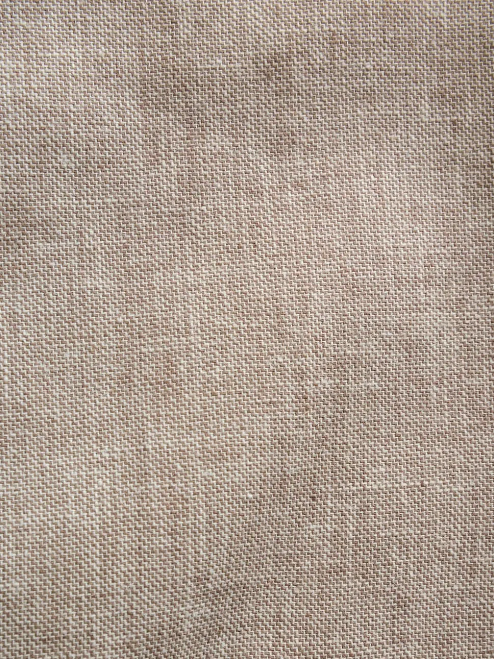 Neutral Linen Blend Texture Suit Waistcoat
