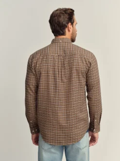 Neutral Long Sleeve Check Shirt