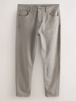Neutral Regular Tapered Fit Comfort Stretch Jeans