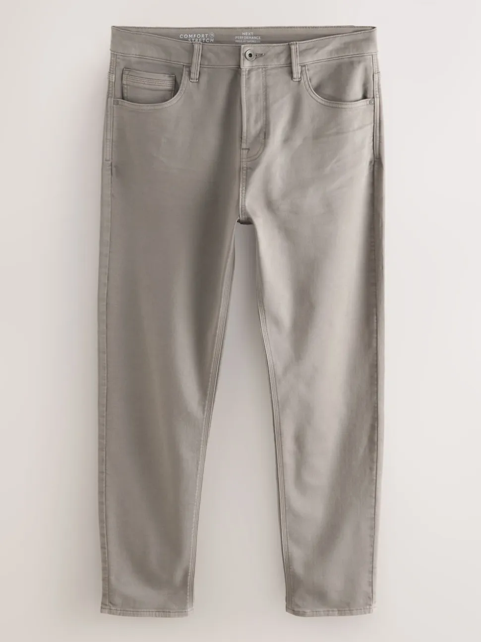 Neutral Regular Tapered Fit Comfort Stretch Jeans