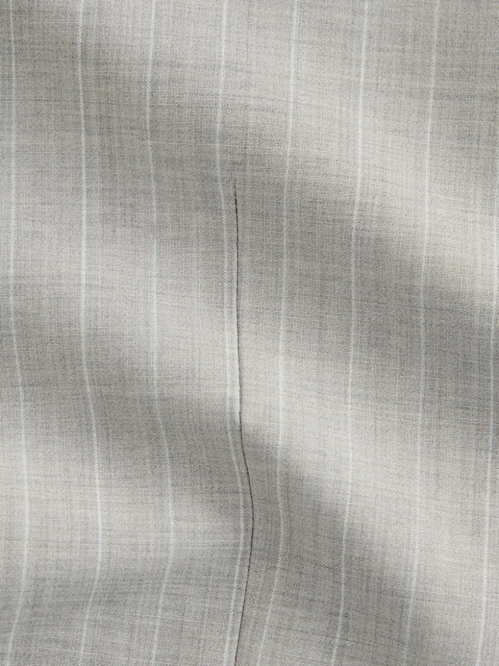 Neutral Signature Empire Mills British Wool Fabric Striped Suit Waistcoat