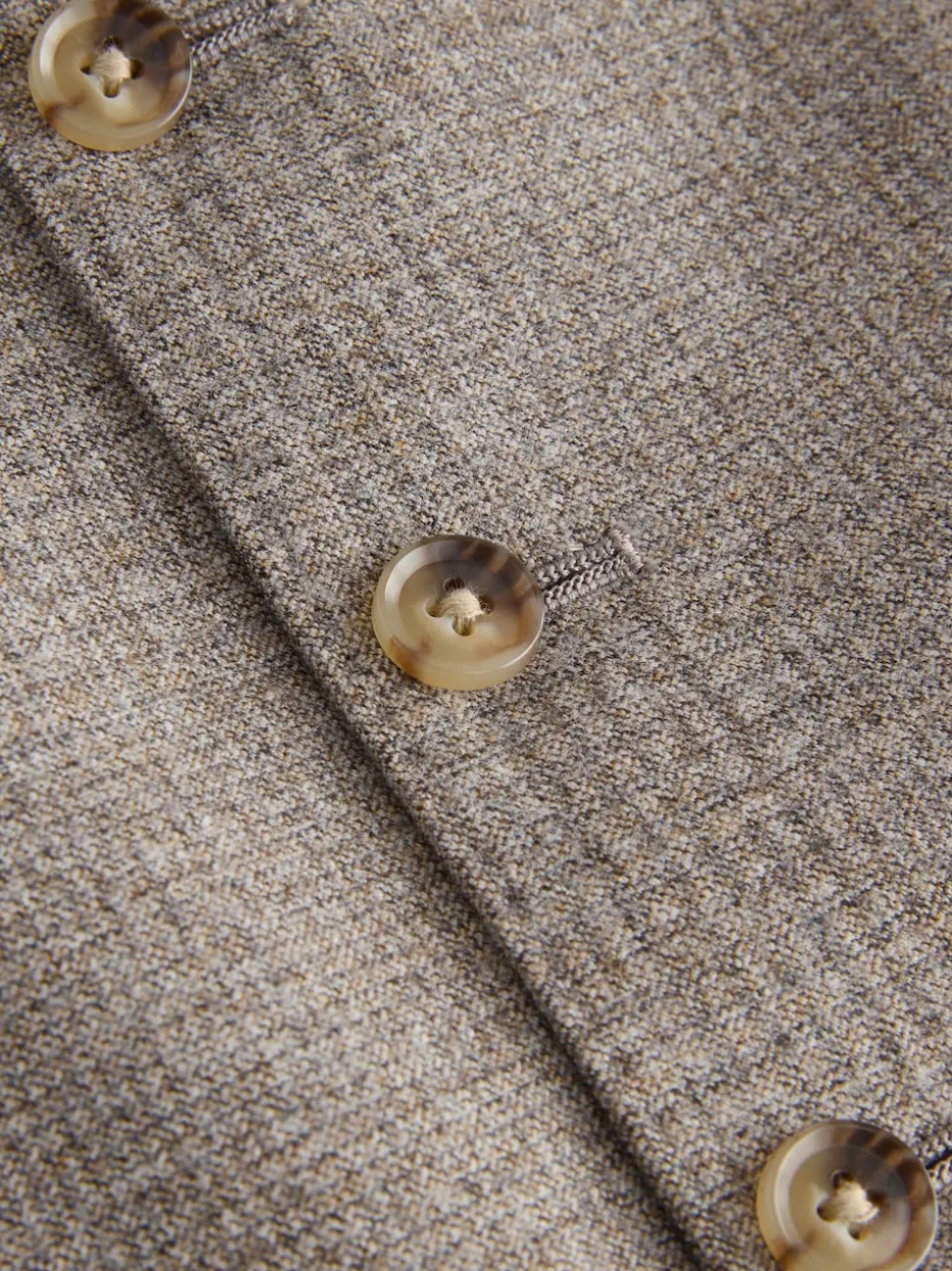 Neutral Signature Marzotto 100% Italian Wool Check Suit Waistcoat