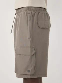 Neutral Stone Active Cargo Gym Training Shorts