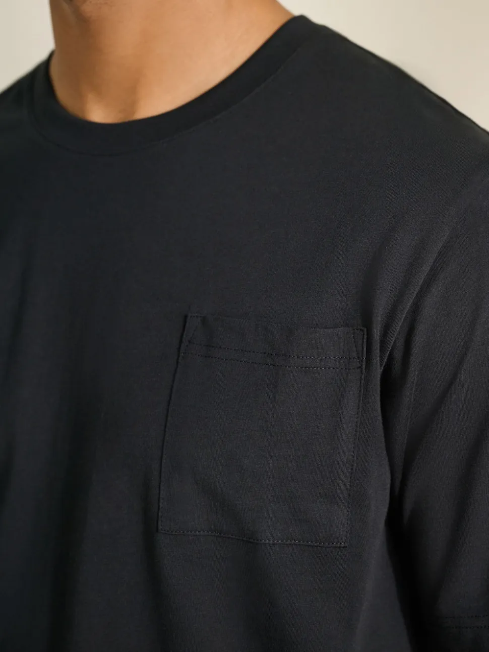 Neutral/Black Check Short Sleeve Jersey Pyjamas Set