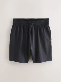 Neutral/Khaki Green Jersey Short Pyjamas Set 2 Pack