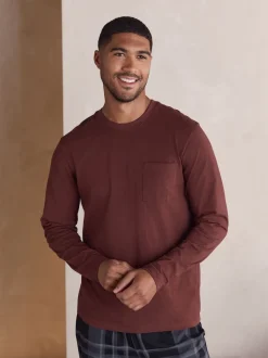 Neutral/Navy Check Jersey Short Sleeve Pyjamas Set 2 Pack