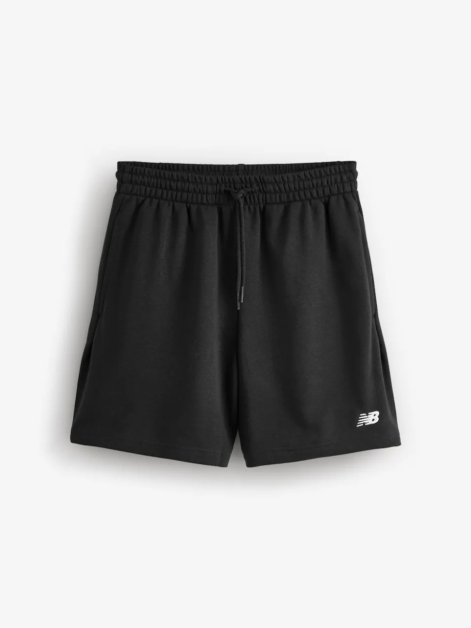New Balance Black Mens Essential French Terry 7inch Shorts