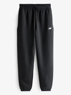 New Balance Black Mens Essentials Fleece Joggers