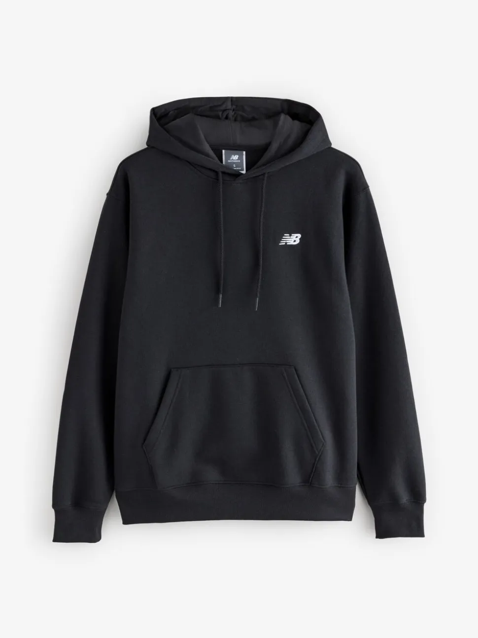 New Balance Black Mens Essential Fleece Hoodie