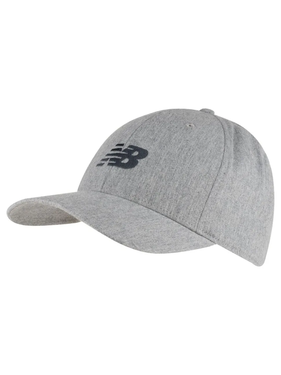 New Balance Grey 100% Cotton 6 Panel Structured Snapback Hat