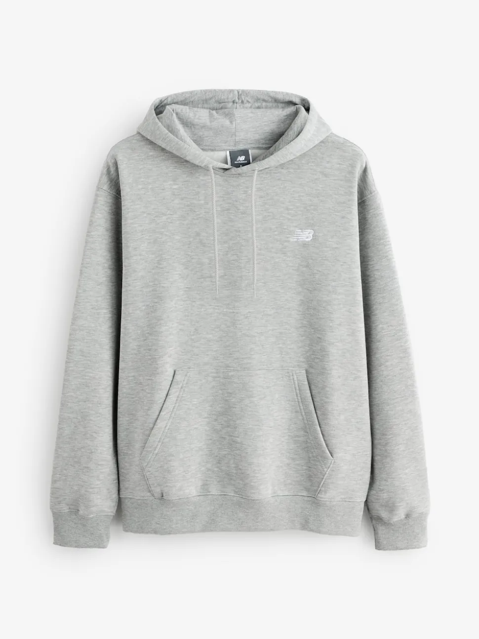 New Balance Grey Mens Essential Fleece Hoodie