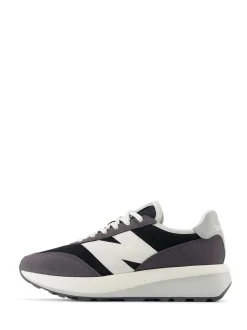 New Balance Grey/White Mens 370 Trainers