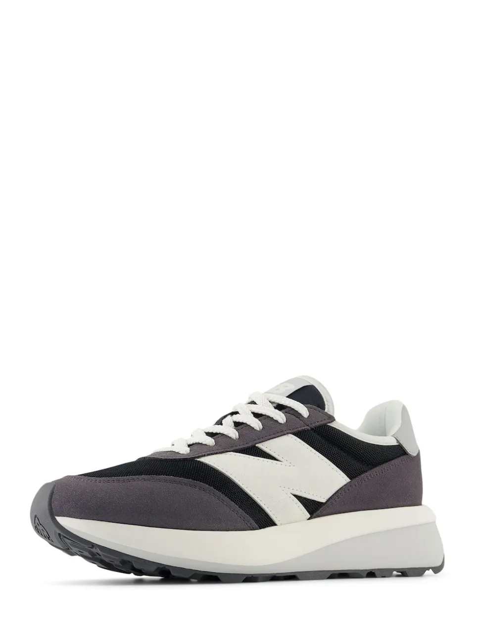 New Balance Grey/White Mens 370 Trainers