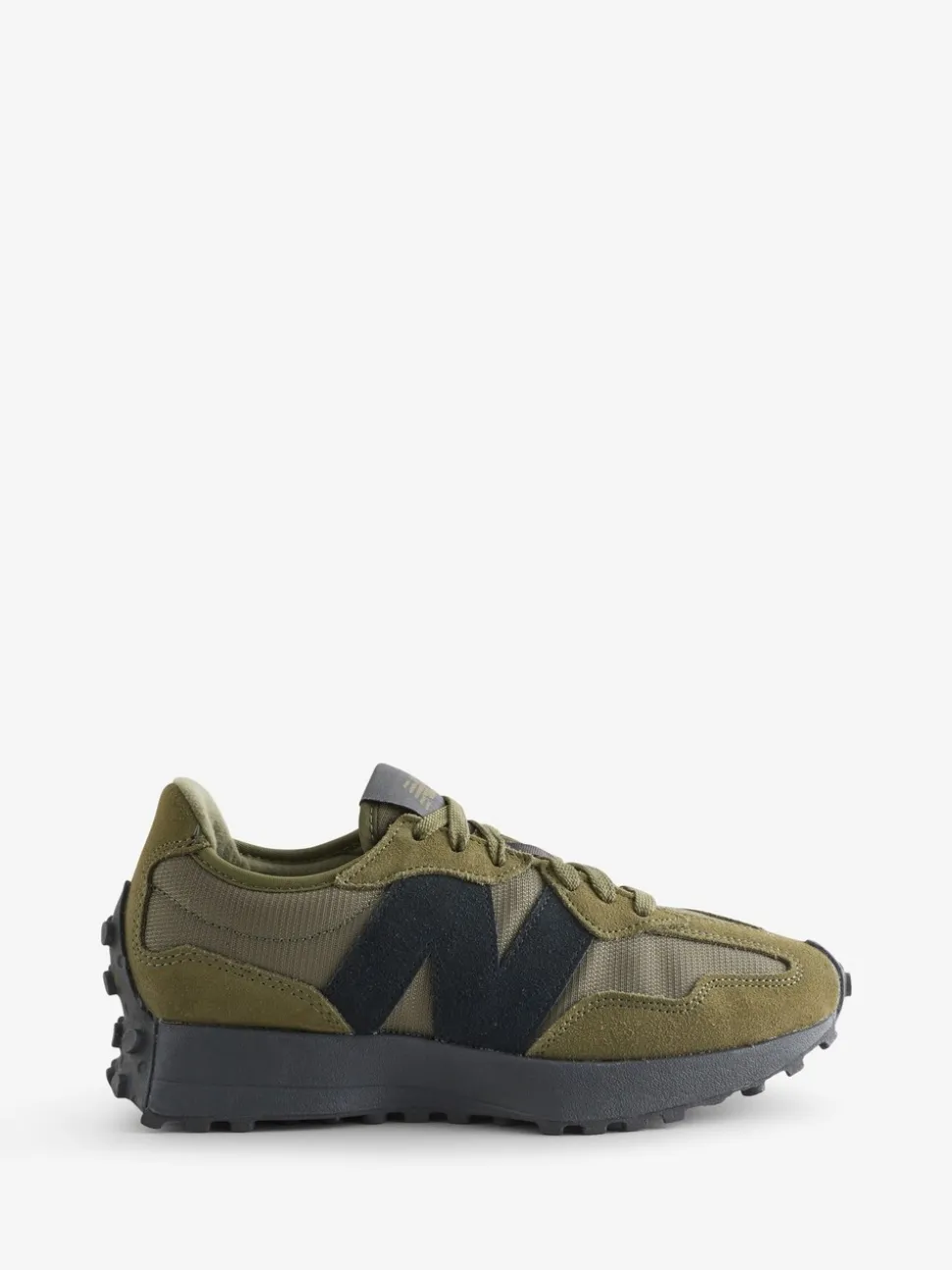 New Balance Khaki Green Mens 327 Trainers