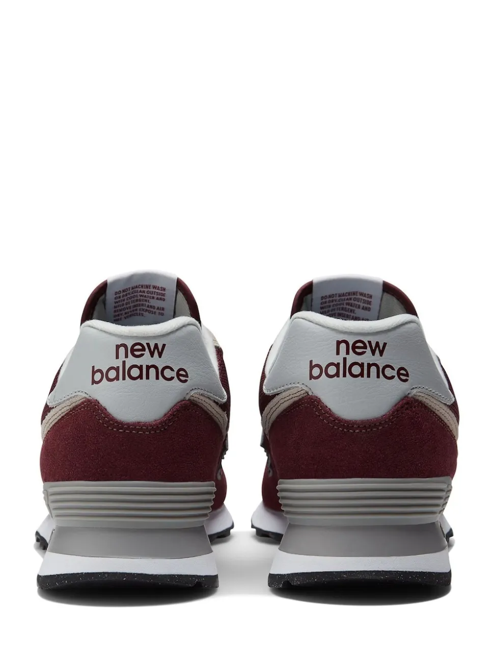 New Balance Red/White Mens 574 Trainers