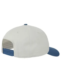 New Balance White 6 Panel Structured Athletics Multi Color Logo 100% Cotton Hat
