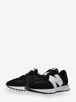 New Balance White/Black Mens 327 Trainers