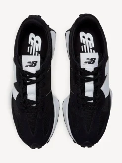 New Balance White/Black Mens 327 Trainers