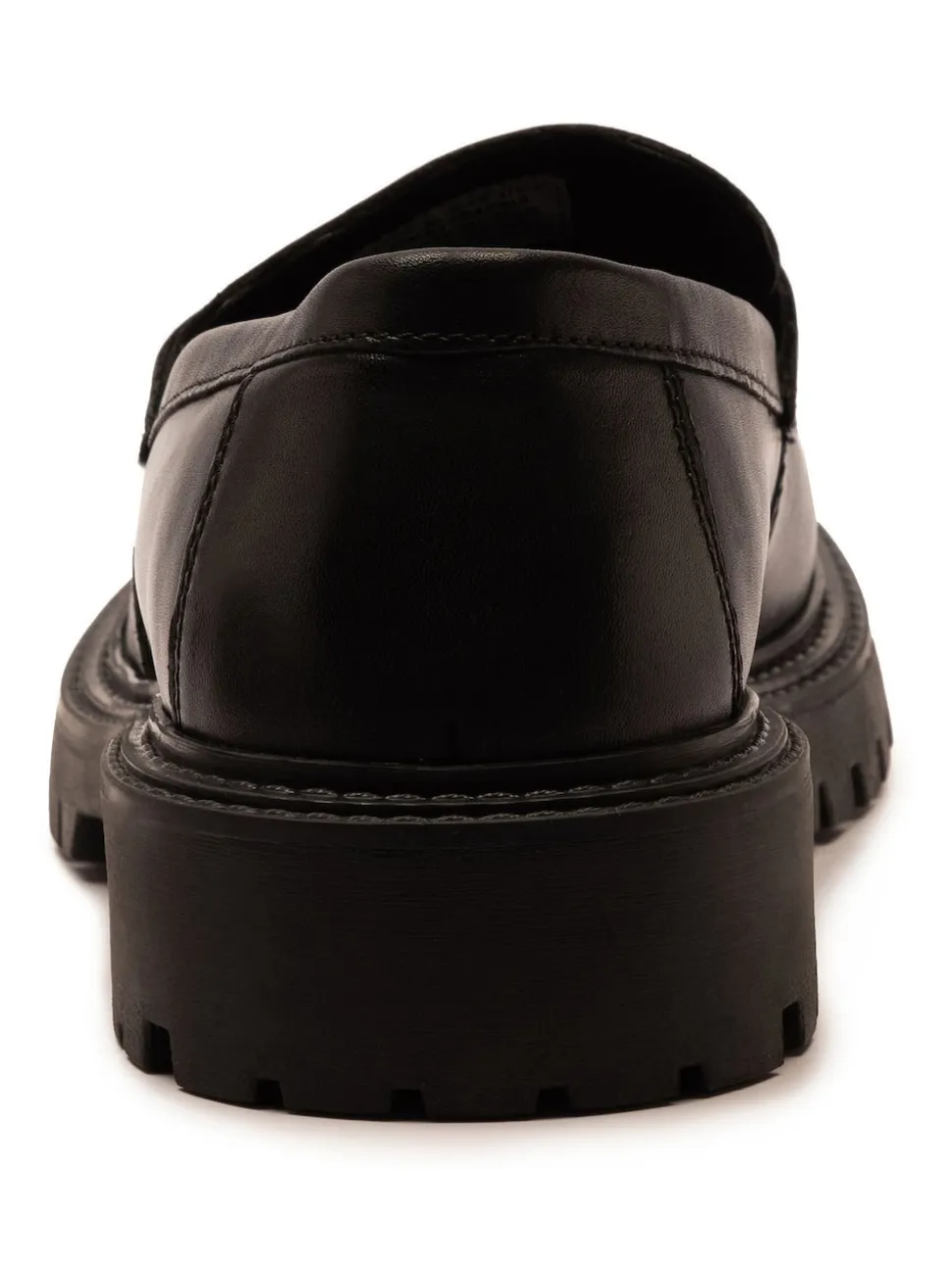 Off The Hook Black Bowie Leather Elevated Loafers