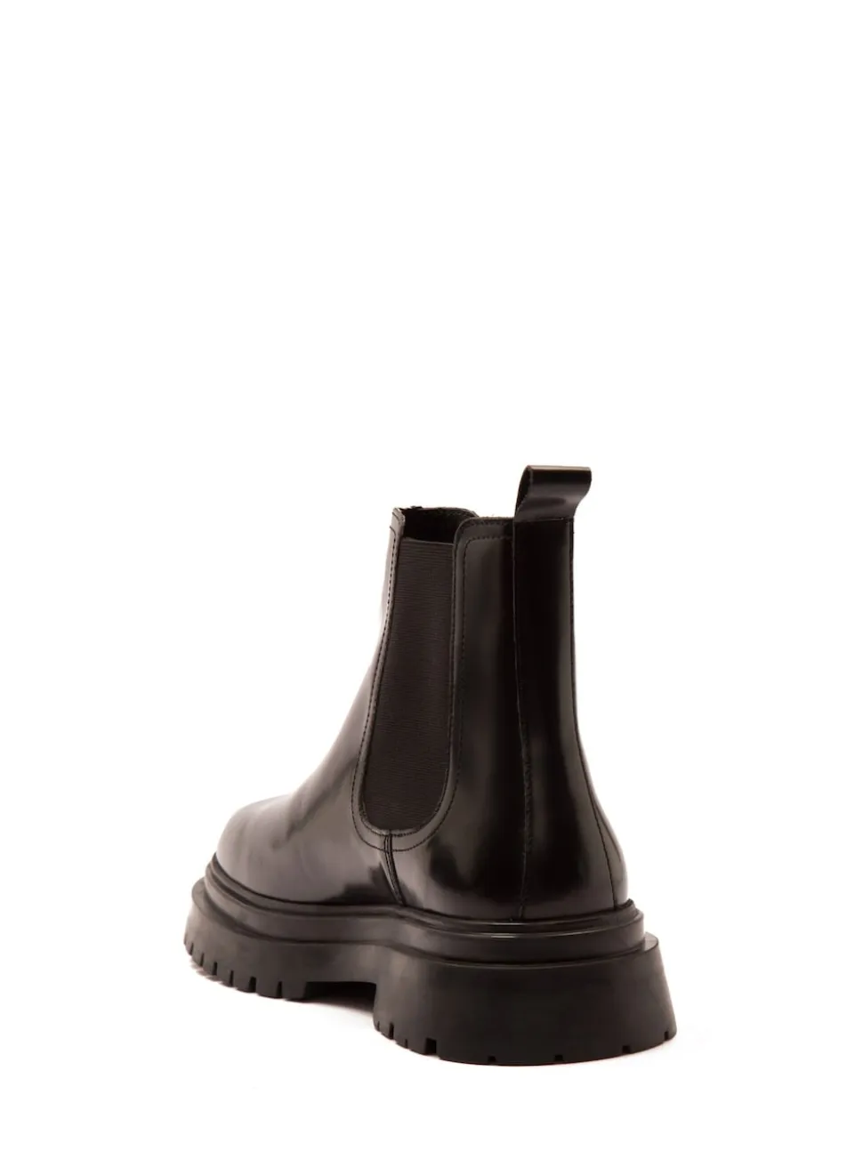 Off The Hook Black Turner Leather Chelsea Boots