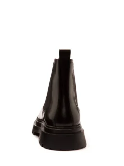 Off The Hook Black Turner Leather Chelsea Boots